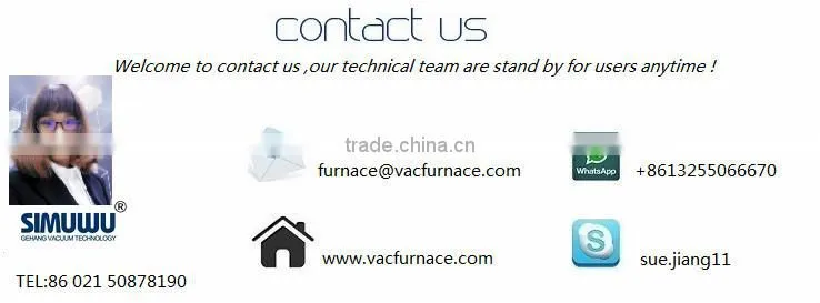 High carbonized quality 1800 degree Celsius vacuum sintering furnace