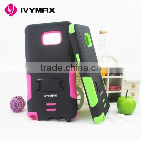 Best selling PC Silicone case cover for samsung note5
