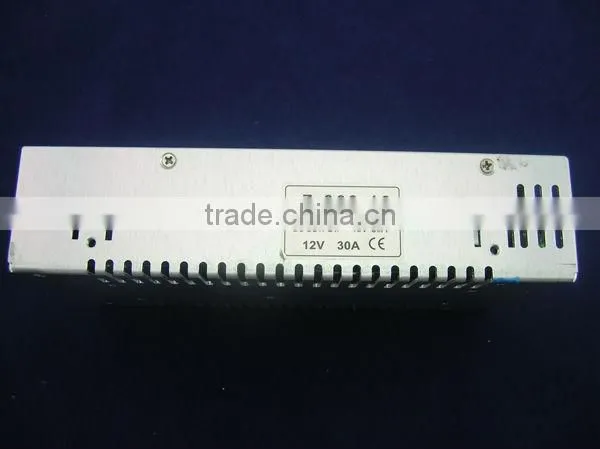 360W Switching Power Supply;88 ~ 264VAC input;12V/360W output, CE and ROHS approved