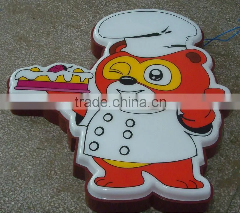 3D vacuum forming plastic sign Face