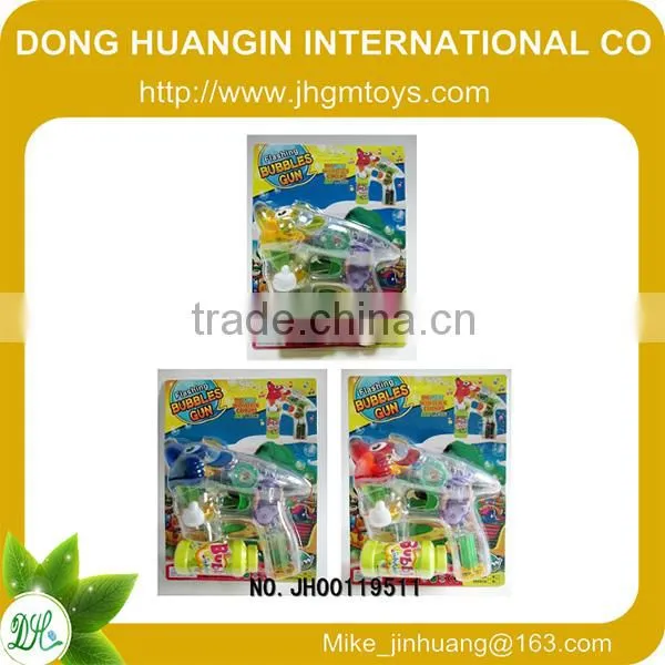 2014 automatic musical space bubble gun toy wholesale