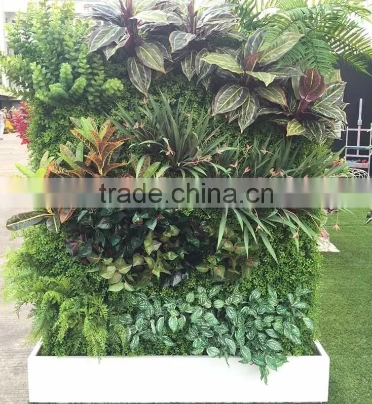 Artificial leaf fence , New product 2015 wall decoration artificial plant