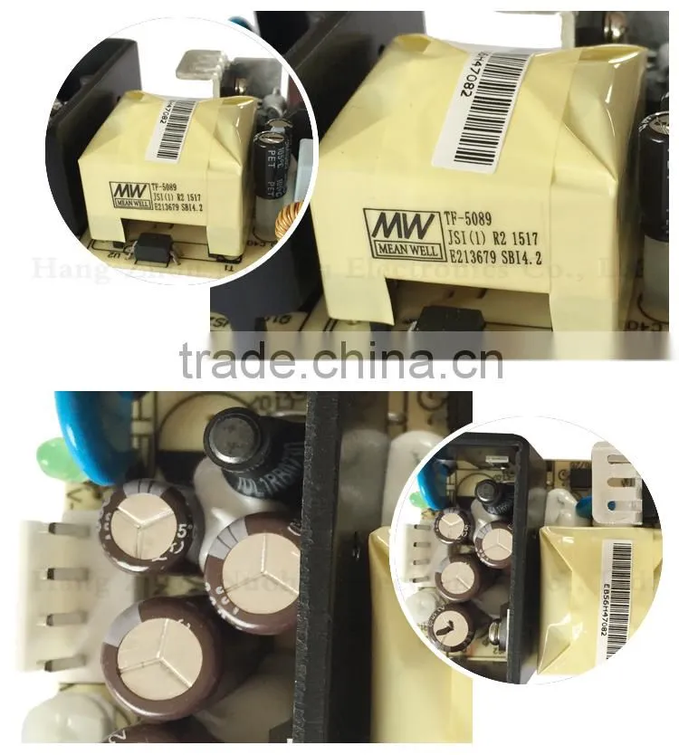 UL CE EMC approved meanwell eps-65-24 65w 2.71a 24v power supply pcb