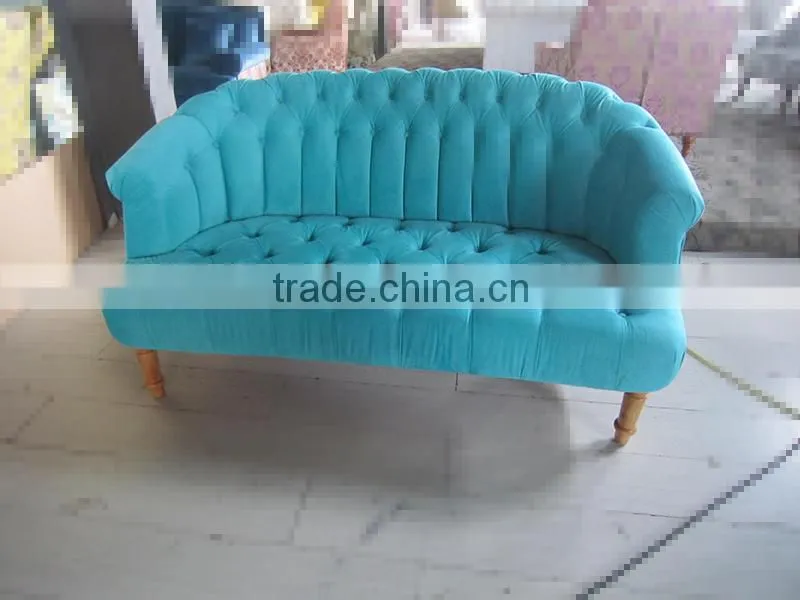 antique style french fabric bed