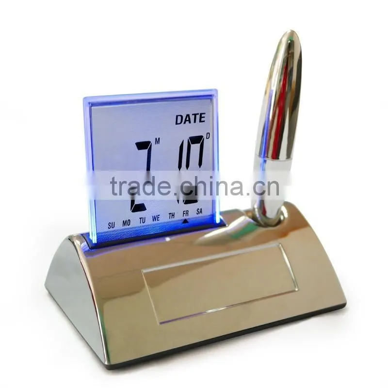 promotion gift touch in led screen office digital alarm clock