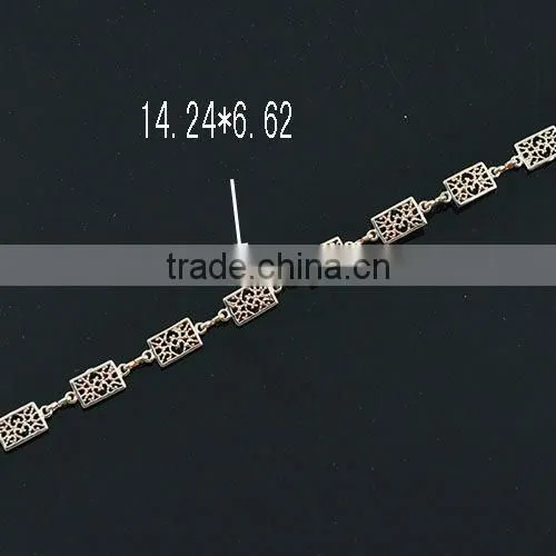 Golden and Silver Brass DIY Link Chain Used for Jewelry, Handbag