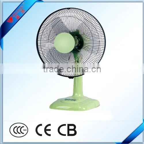 Home Essentials White 3-Speed 16" inch Oscillating Desk Table Floor Fan 2014 new model electric table fan