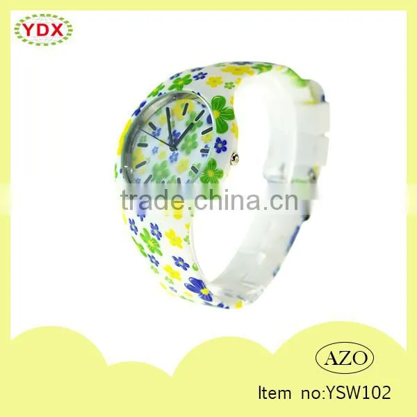 Cheaper sale in bulk silicone advertising promotion watches