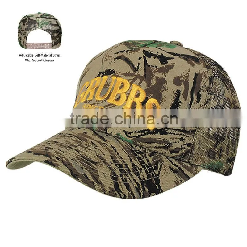 Mesh Back Camouflage Cap