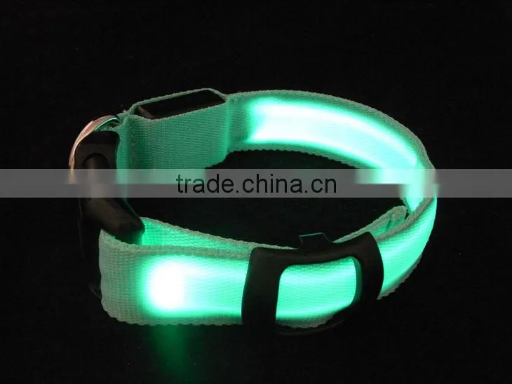 Pet Products 8 Fashion Color 3 Flashing Mode Dog Luminous Collar