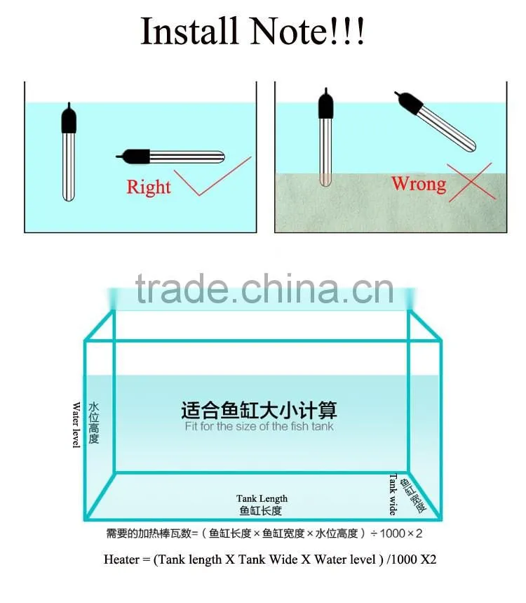 MAXWARE sale LED display Aquarium heater fish tank heater