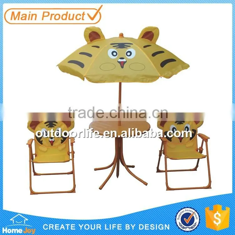 Hot selling kids garden set, kids folding table and chairs, garden furniture sets