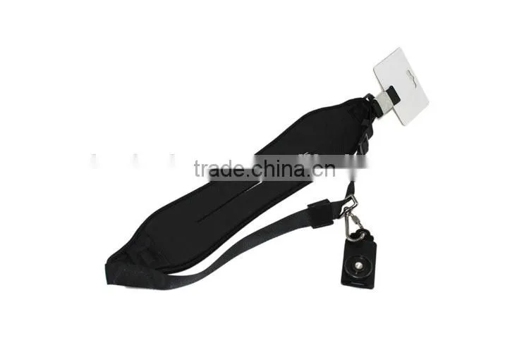 Quick release neoprene camera strap