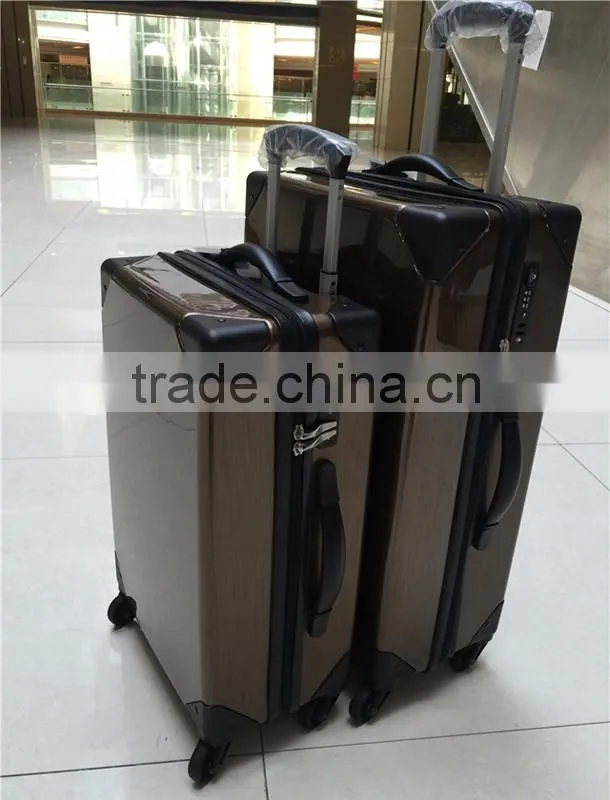 Decent ABS PC Vintage Trolley Luggage Vintage Suitcase