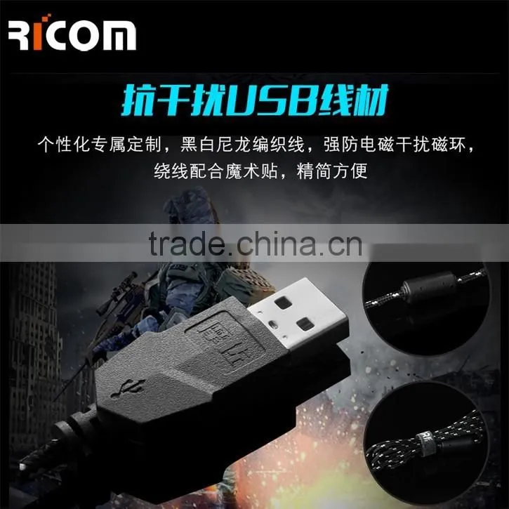 Ricom the most popular wired mouse,best cool design gaming mouse,new model gaming mouse--GM09--Shenzhen Ricom