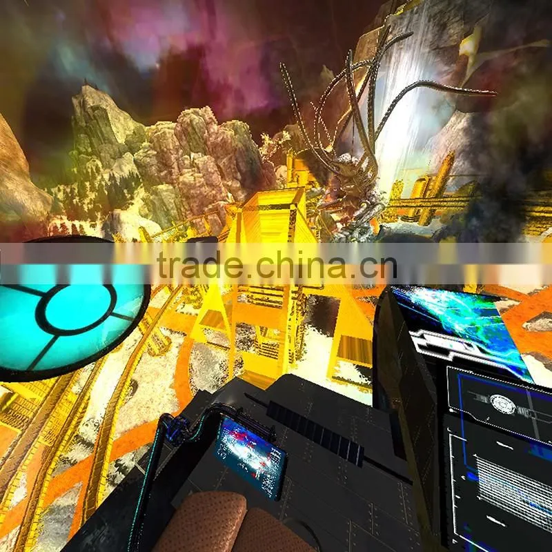 Senchuang 360 degree virtual reality simulator vr cinema with motion chairs