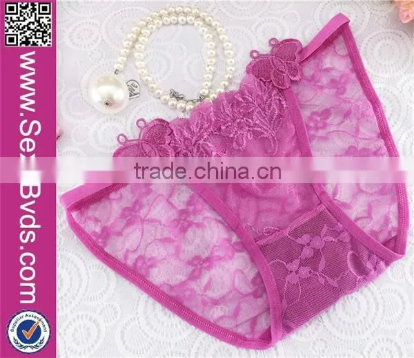 Wholesale $1Sexy Adult Black Lace Transparent Panty