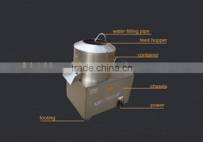 potato peeling machine