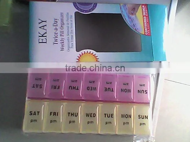 7 days plastic pill box