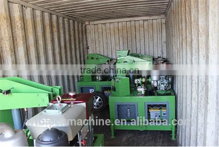 HR1-20 small construction equipment for clay mobile hydraform interlocking brick making machine price