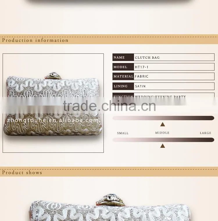 2015 ladies fashional new design upscale evening clutch box