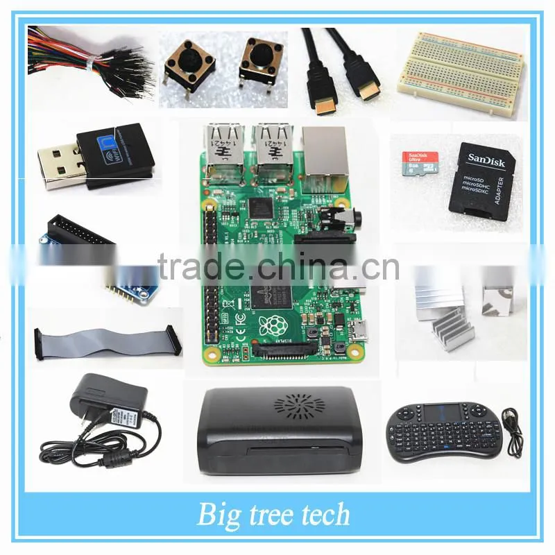 Raspberry Pi 2 Ultimaker Starter Kit - Wifi, HDMI, Breadboard, SD Card,case, I8 keyboard, power supply and any more