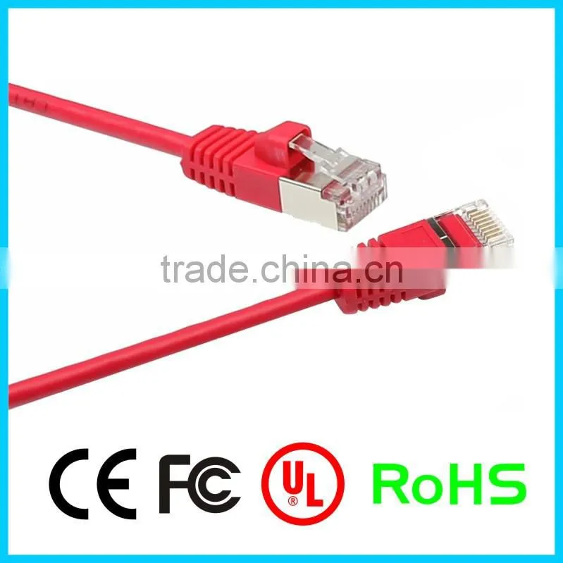 China super quality cat6 cat 6a network cable with gold /nickel plated up to 500MHz