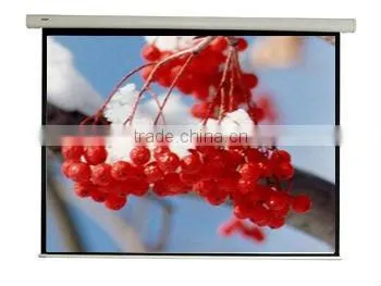 16/9 Electric Projector Screen for HD home cinema LED digital projector Motorized Screen for indoor matt white proyector screen
