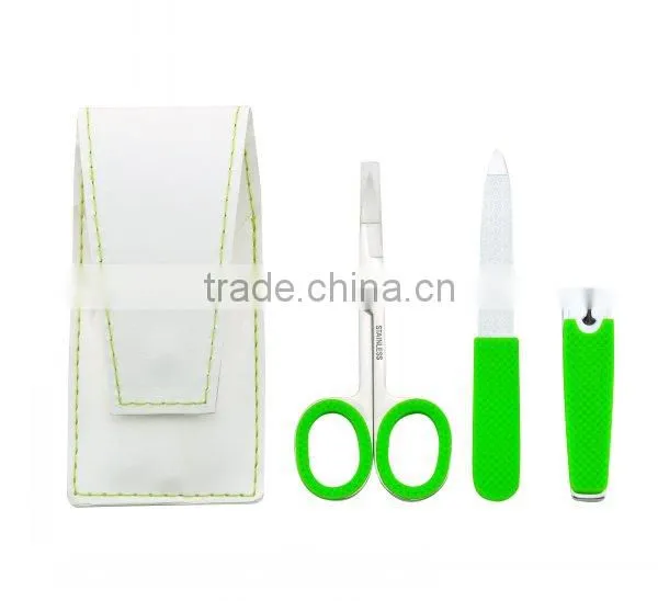 Wholesale high quality nail care kit stainless steel manicure set porable metal manicure kit nail clipper 12pcs/set