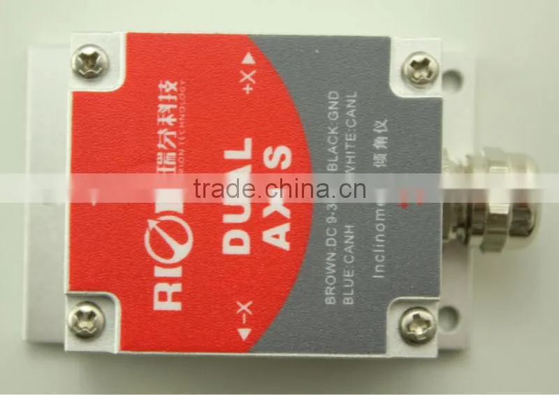 building/tower/crane/land angle detection inclinometer various output interface CAN/modbus/RS232/current/voltage