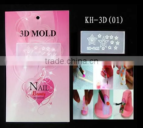 2014 new design 3d nail mold for nail art 3D mold-19-36