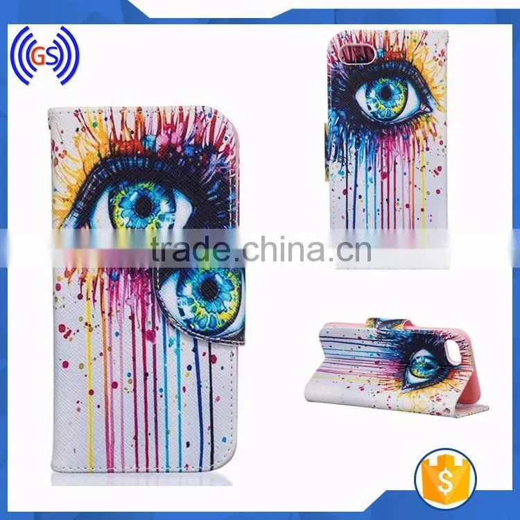 Guangzhou phone case suppliers, 2016 New design wallet leather case for iphone 7