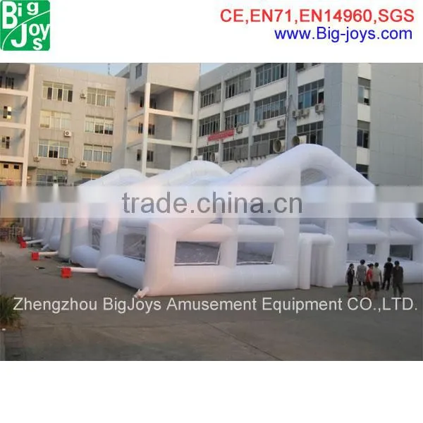 Giant high quality outdoor camping inflatable clear air dome tent for party