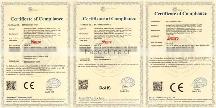 New Model CE factory price round led panel light