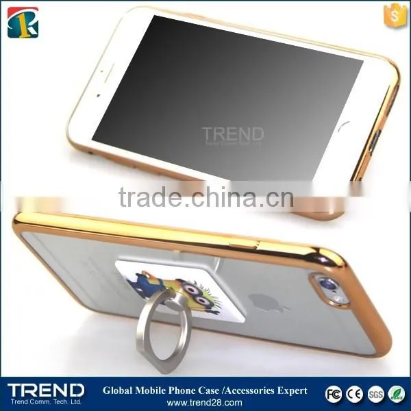 cell phone holder plastic metal ring buckle for Samsung phones