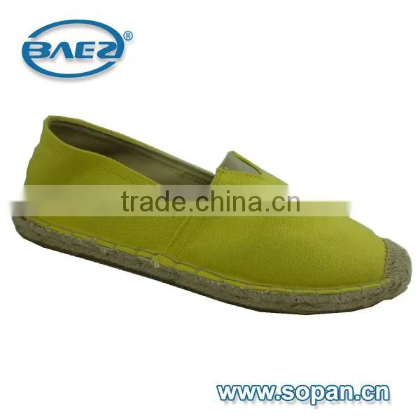 2014 canvas upper with rope insoe RB very comfortable ladies shoes