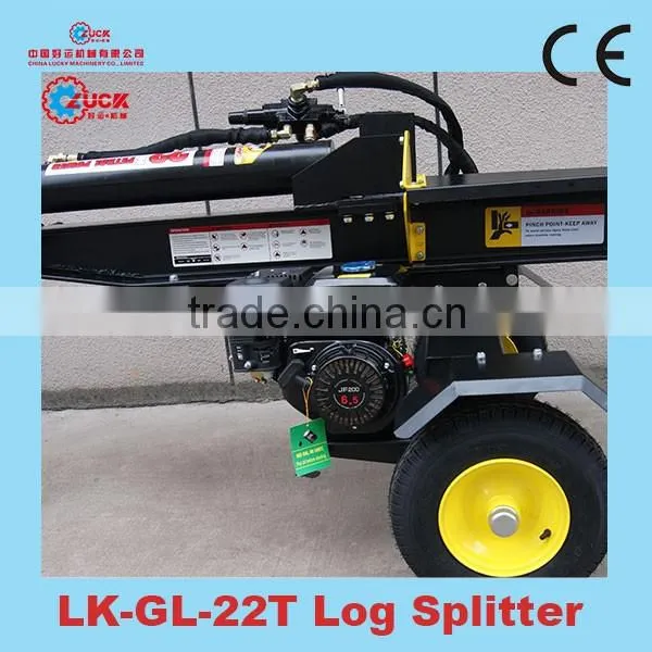 LK-GL-22T low price gasoline log splitter for sale