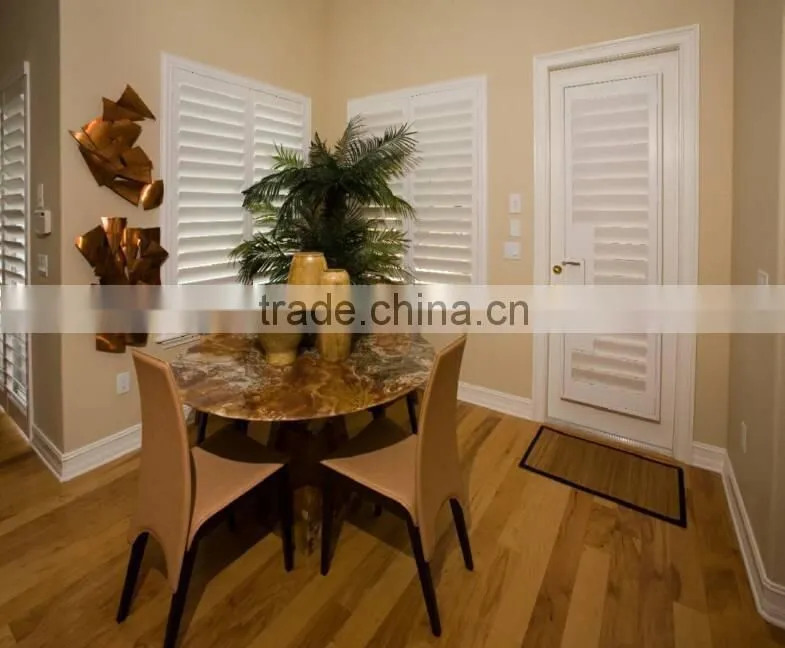 wooden unfinished louvered door