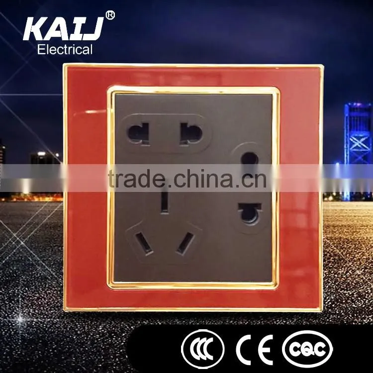 wall mounted electric light multi function gang switch socket for hotel
