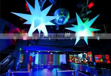 Party decoration night light inflatable star balloon in hot sale