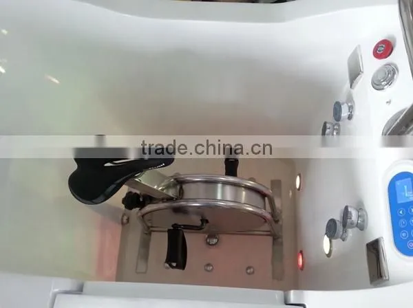 Hot Sale led light Ozone sauna Waterbike Spa Capsule water bike spa