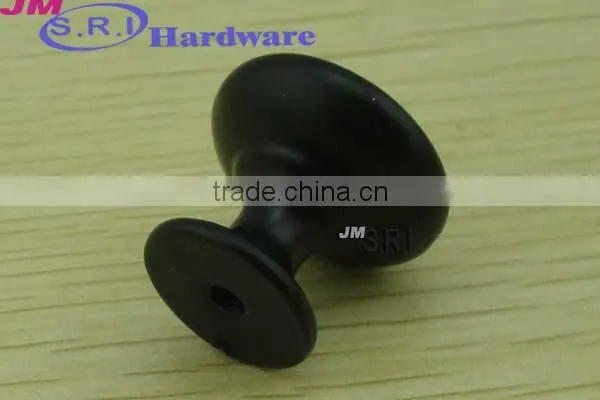 Popular classical black color zinc alloy mini drawer knobs