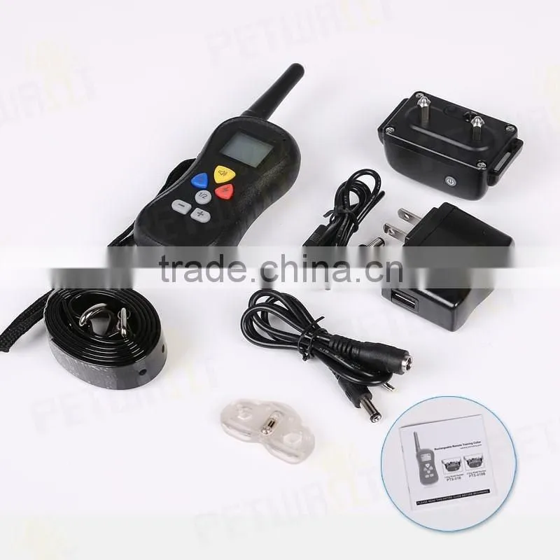 barking control device remote dog control collar with led display