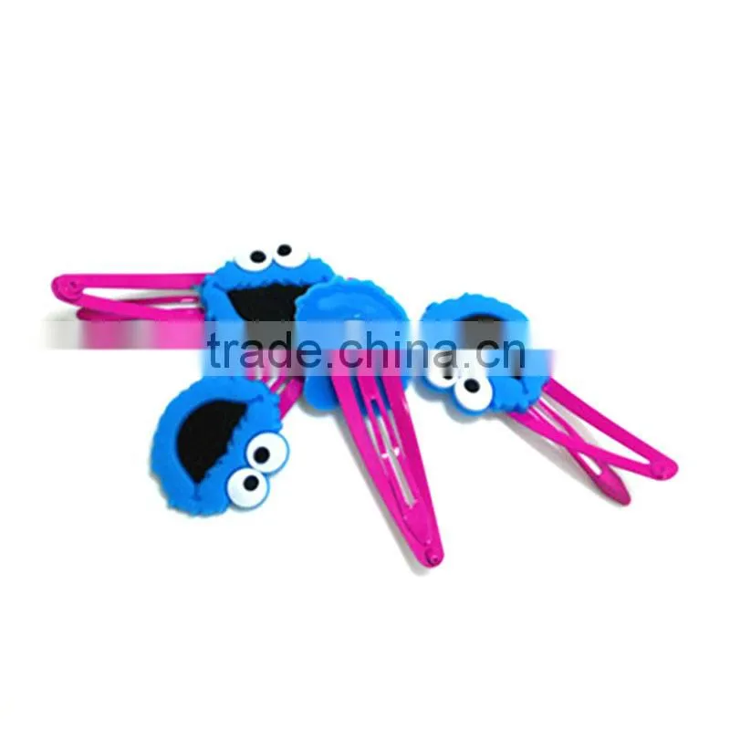 Ice cream shape custom logo plain hair clips