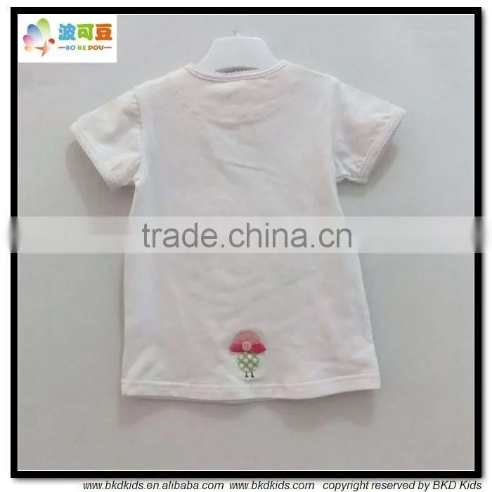 BKD 100% cotton baby plain t-shirt clothes
