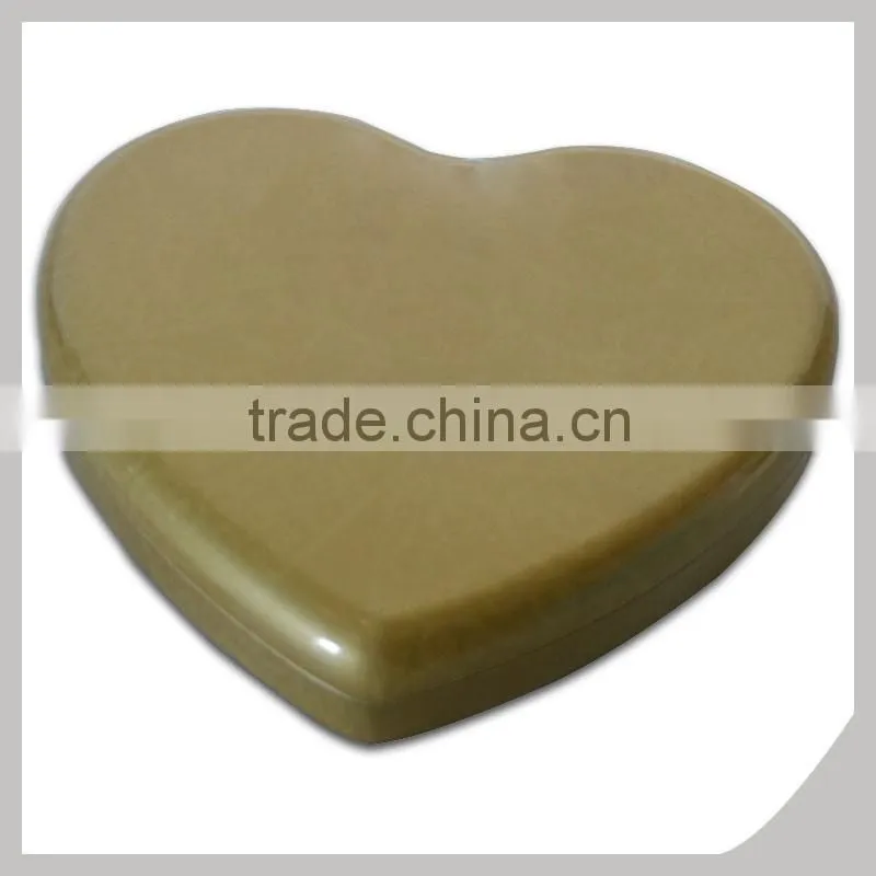Romantic heart shaped gift tin box for chocolate packing/Mini heart shape tin box