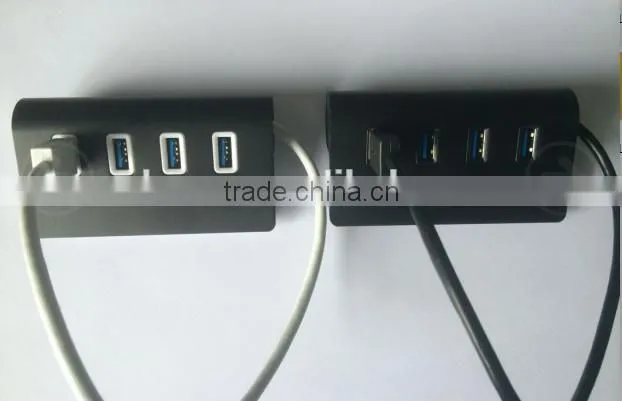 Top selling! Premium Aluminum alloy 4 port usb 3.0 hub from usb hub sup[pliers