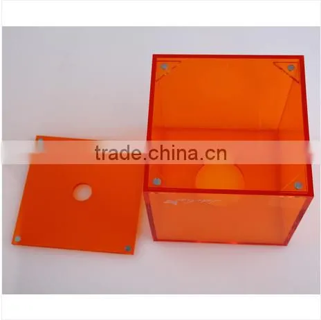 Hight quality new design cheap Acrylic tissue box promotion customized