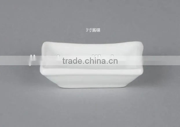 Unique Small White Ceramic Salad Bowl