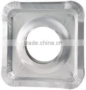 8 1/2" X 8 1/2" High Quality Disposable Square Gas Burner Bib Liners Covers With 5 Pack